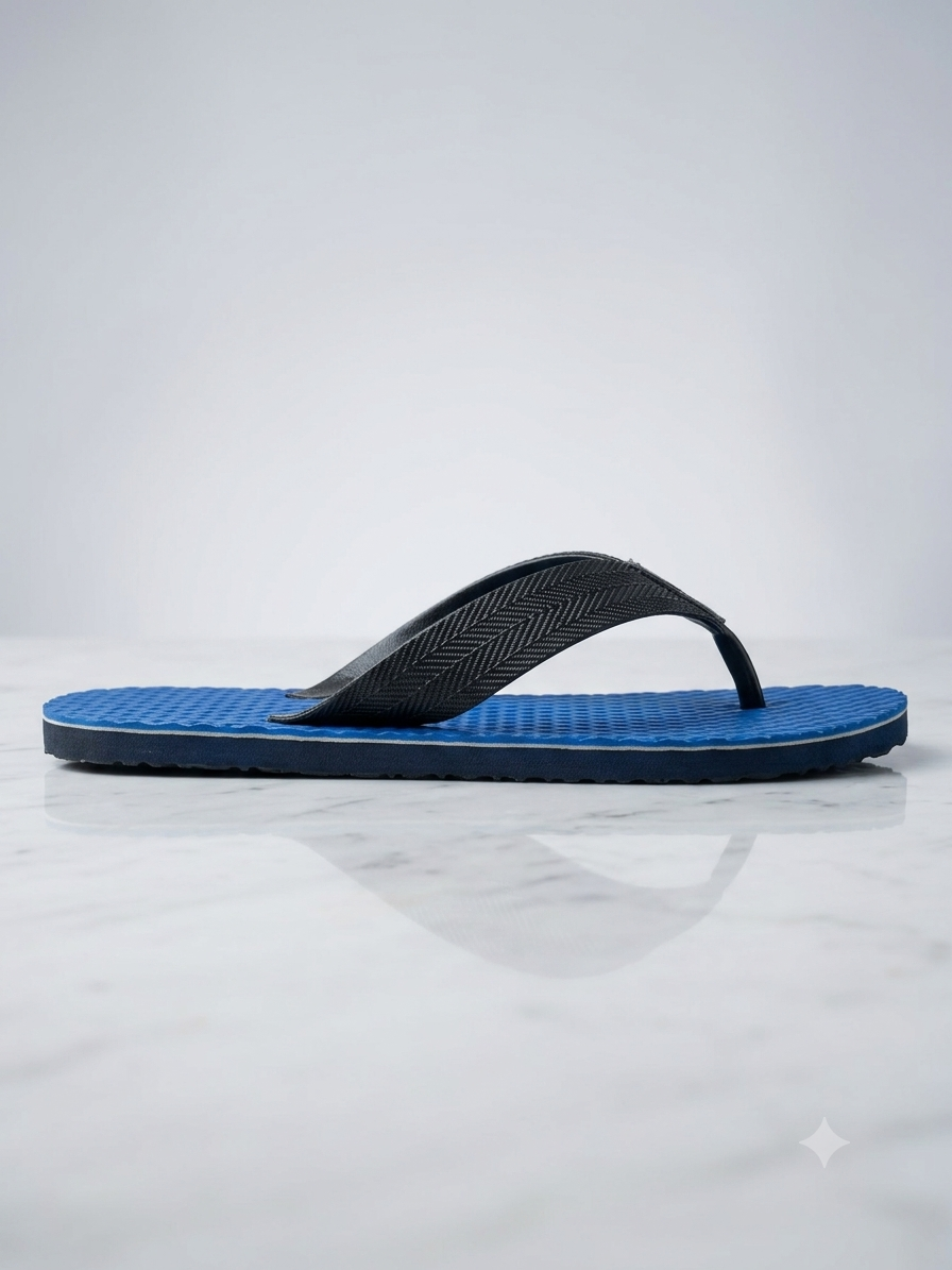 JFF Men Bathroom Blue Slippers - Image 2