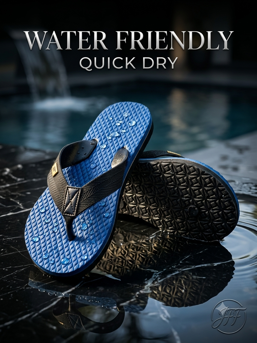 JFF Men Regular Blue Slippers - Image 10