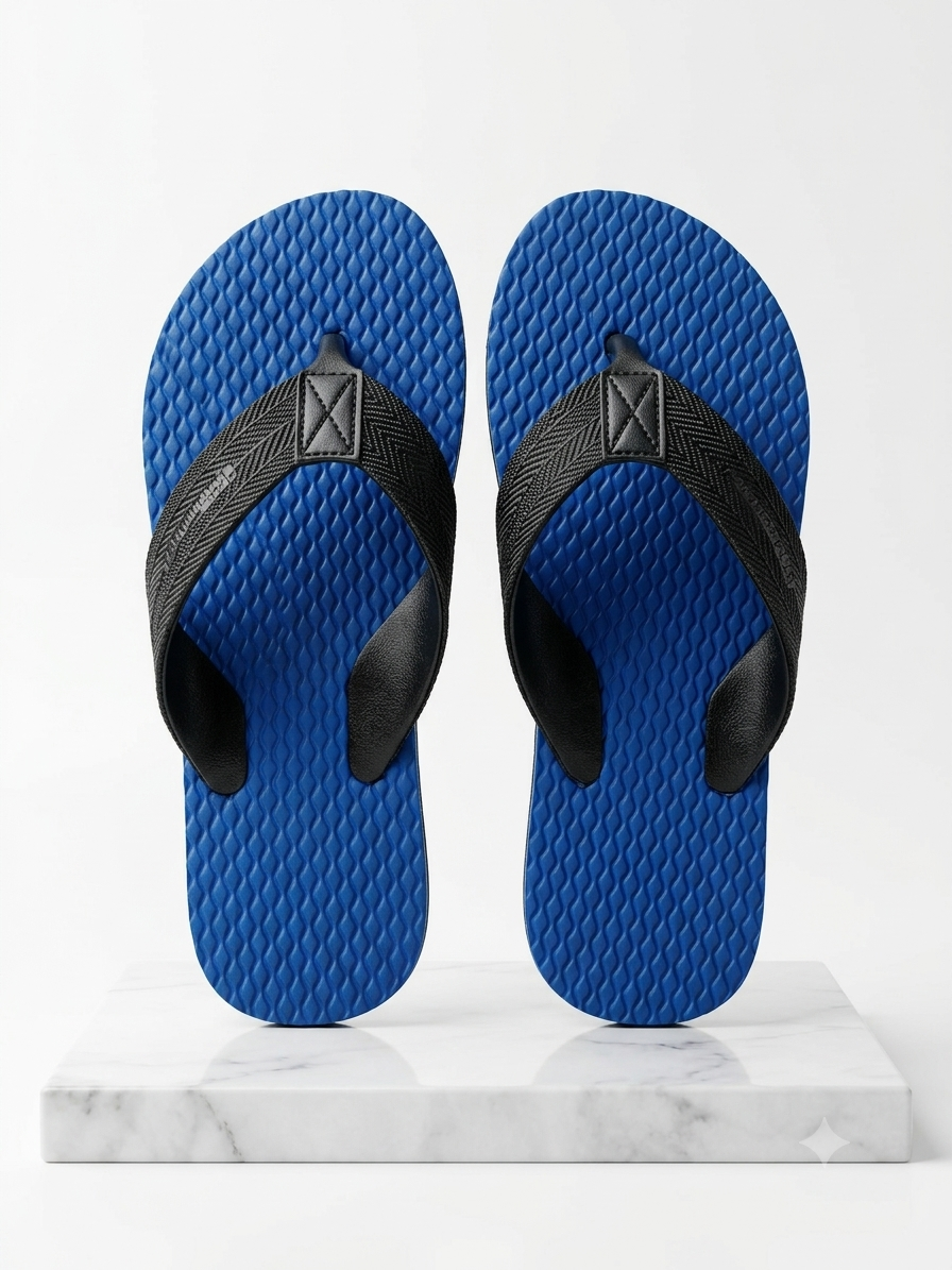 JFF Men Regular Blue Slippers - Image 6