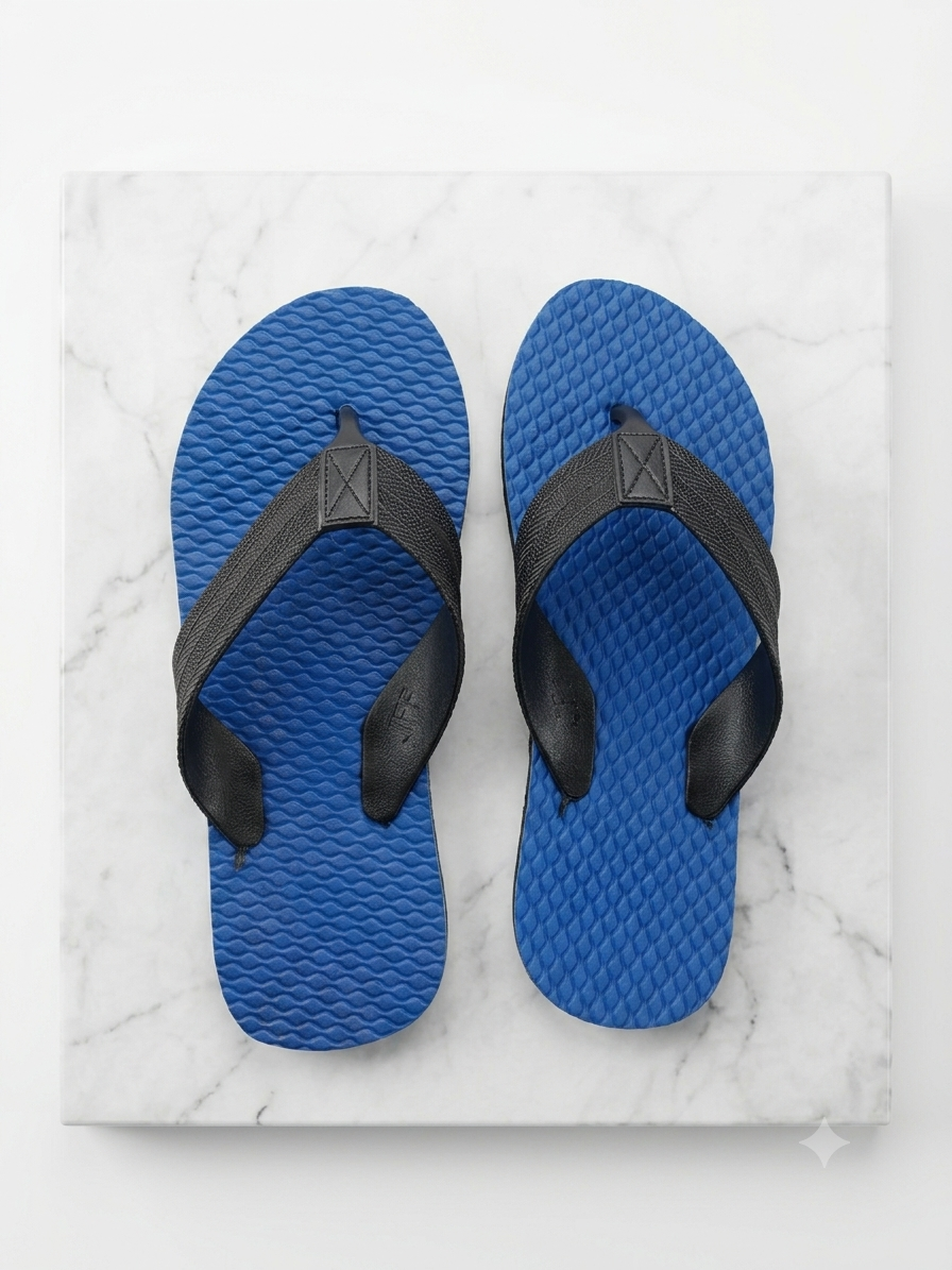 JFF Unisex Rubber D8 Slippers - Image 1