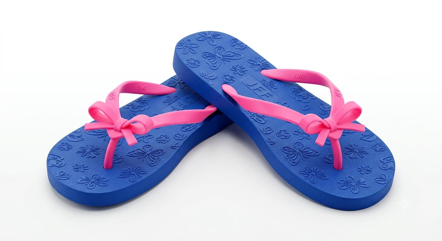 JFF Women Bathroom Blue Slippers - Image 11