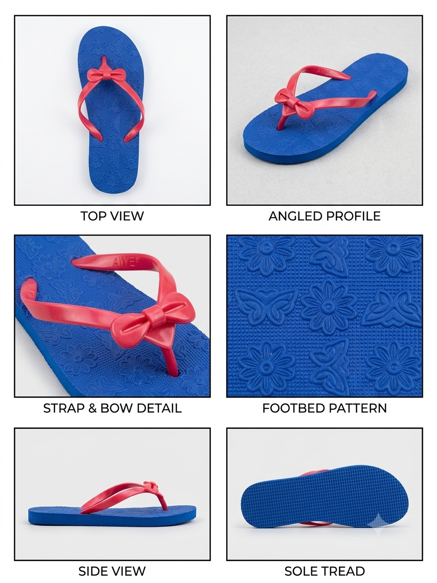 JFF Women Regular Blue Slippers - Image 4