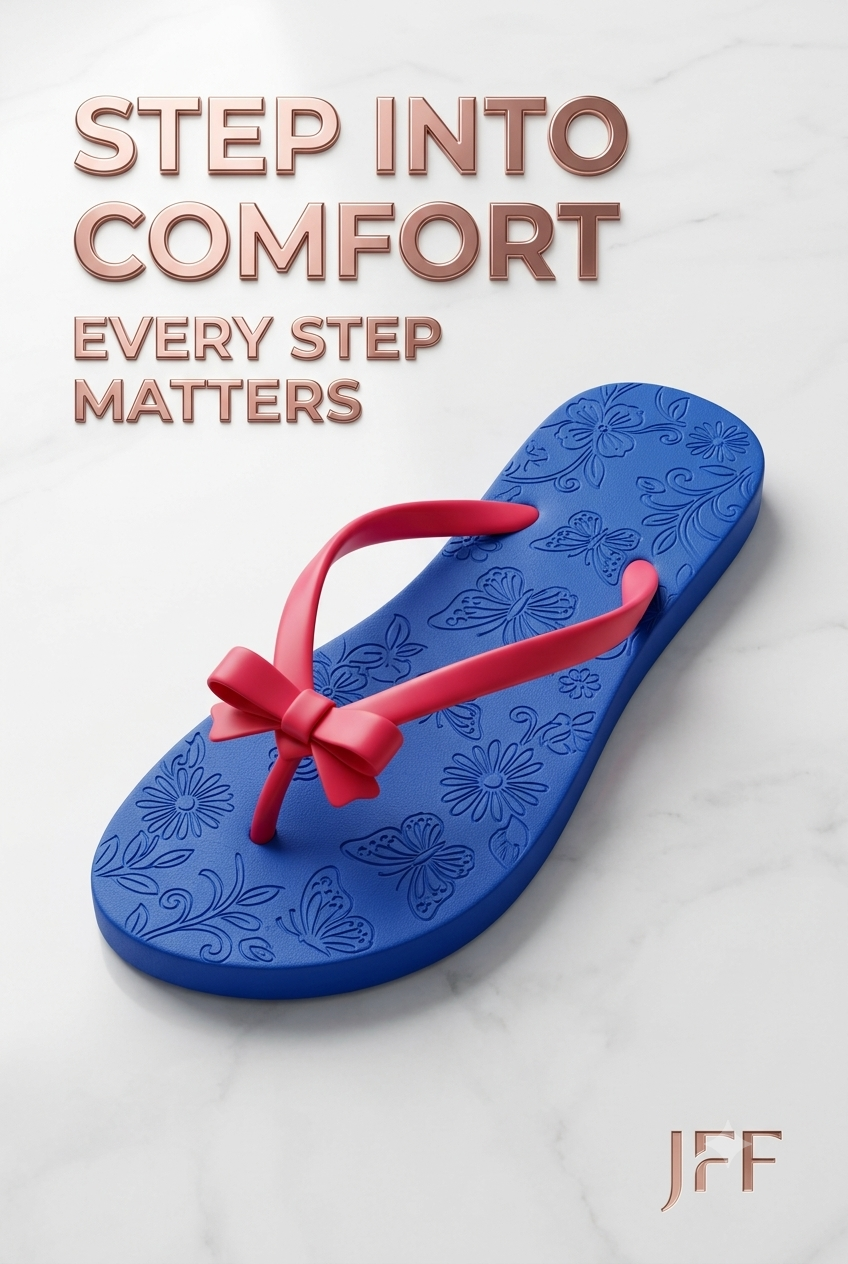 JFF Women Regular Blue Slippers - Image 8