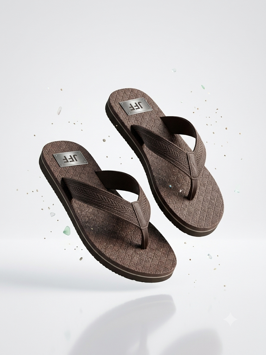 JFF Women Regular Brown Slippers - Image 4